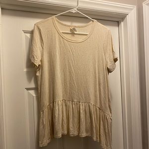 Fluffy bottom shirt